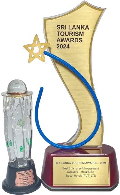 Sri Lanka Tourism Awards 2024 trophy