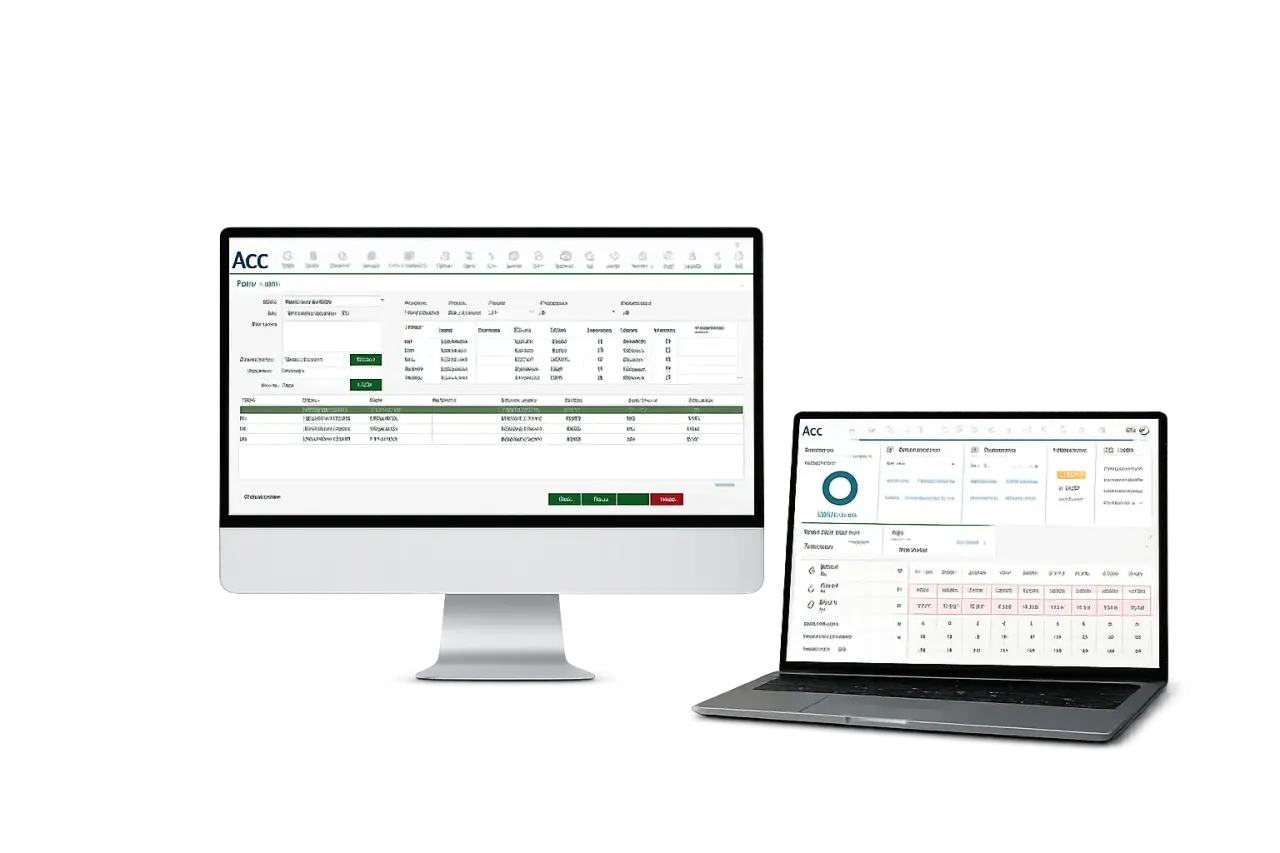Inta Payroll dashboard and roster management screen